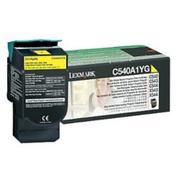 Lexmark C540A1YG Toner, Yellow Single Pack